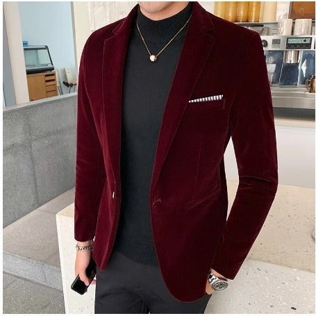 Slim-fit suit jacket